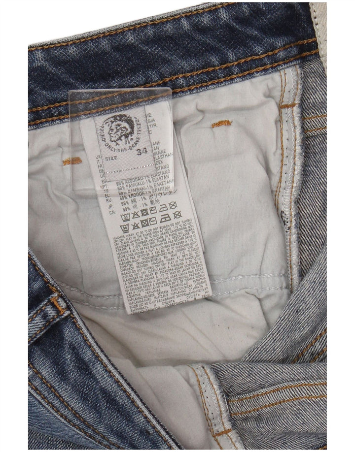 Diesel muške traperice Bootcut W34 L34 Plavi pamuk