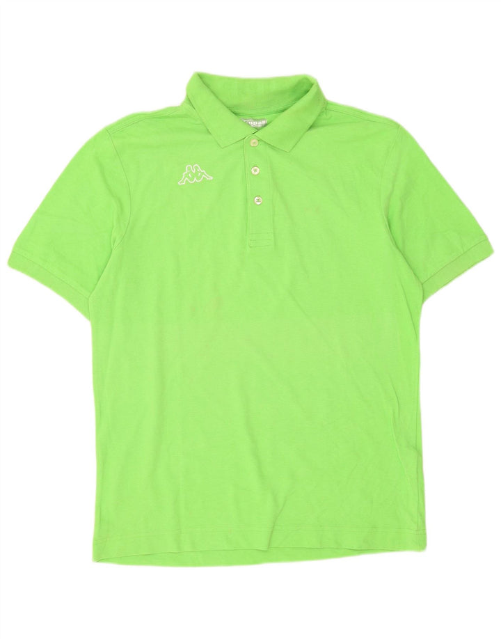 Kappa muška polo majica srednje zelene boje pamuka