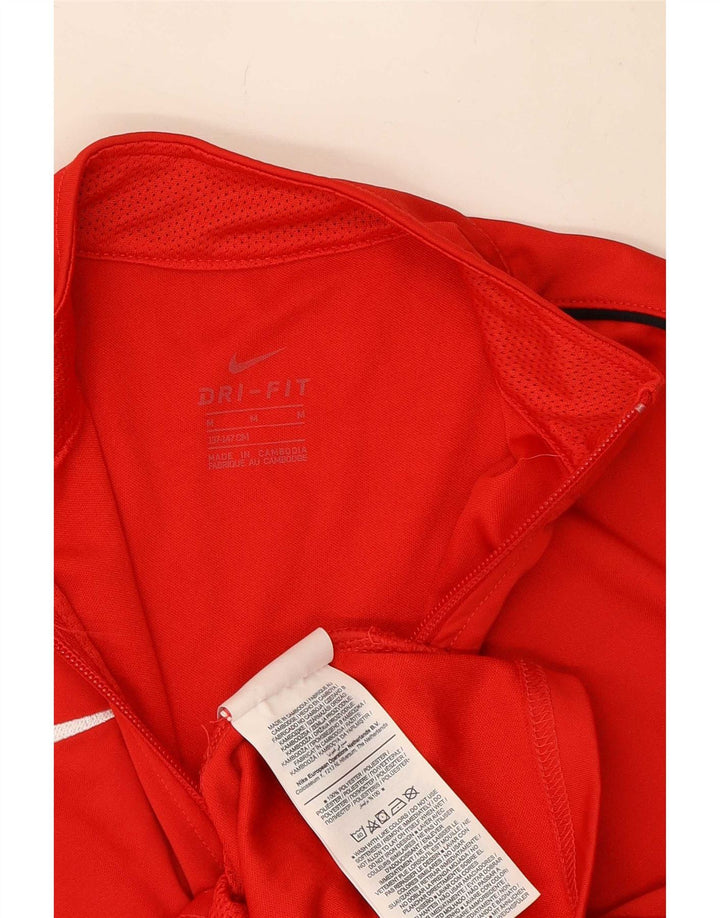 Nike Boys Dri Fit Trenirka Gornja jakna 10-11 godina srednje crvena poliester