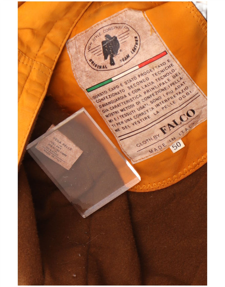 Vintage muška kožna jakna IT 50 Large Brown Leather