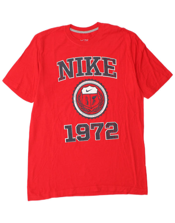 Nike muška majica kratkih rukava standardnog kroja velika crvena