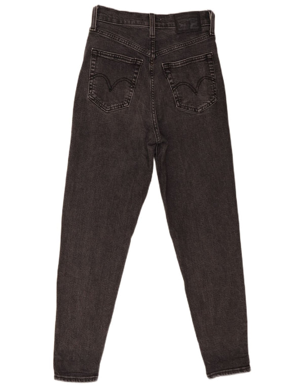 Levi's ženske sužene traperice visokog struka W24 L27 sivi pamuk