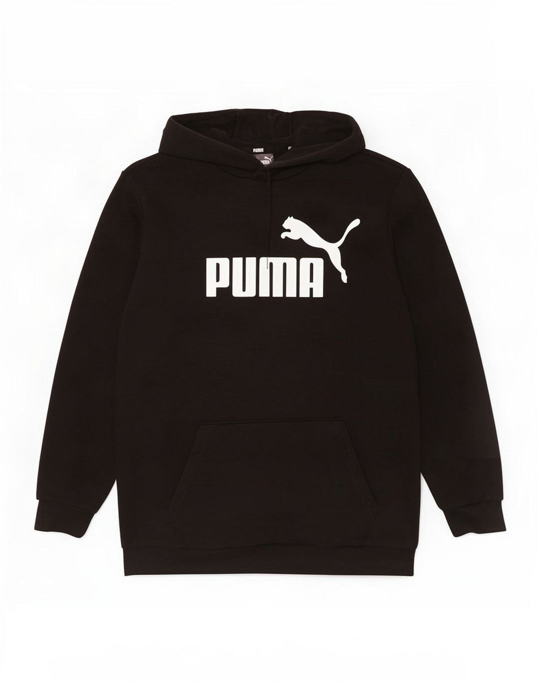 Puma muška majica s kapuljačom srednje veličine, crni pamuk