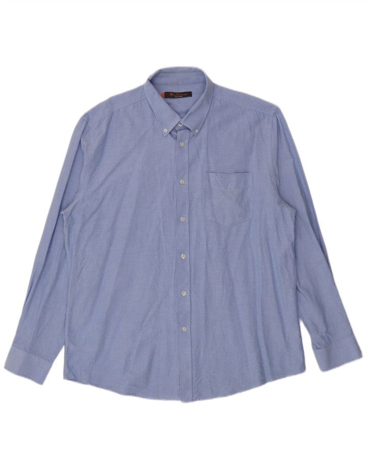 Ben Sherman muška košulja XL plavi pamuk
