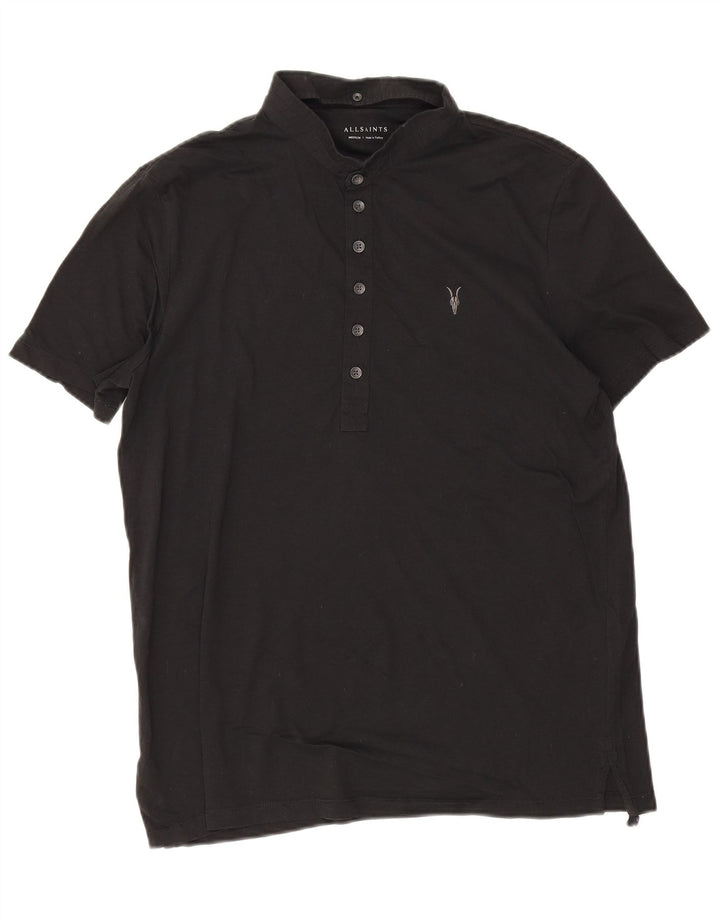 All Saints muška polo majica Srednje crni pamuk