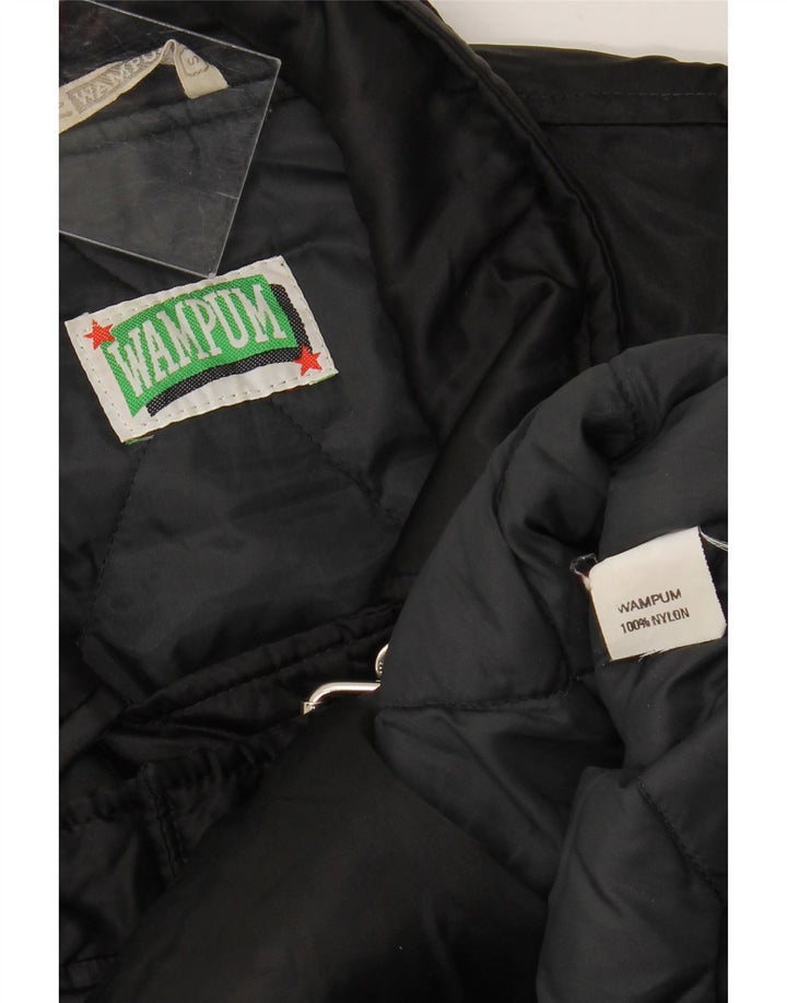 WAMPUM ženska velika biciklistička jakna UK 10 Mala crna najlonska