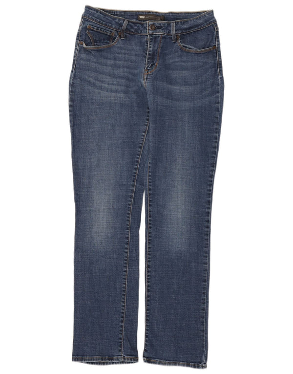 Levi's ženske ravne traperice srednjeg uspona Bold Curve US 10 Large W30 L30 plave