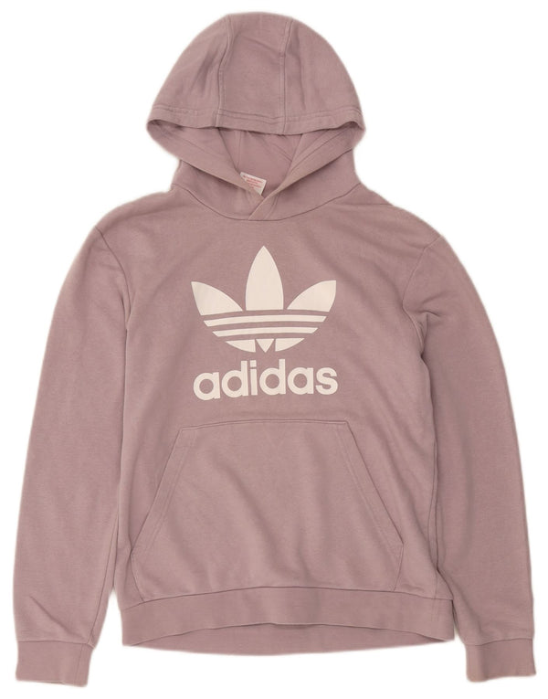 Adidas majica s kapuljačom za dječake, 13-14 godina, ljubičasti pamuk