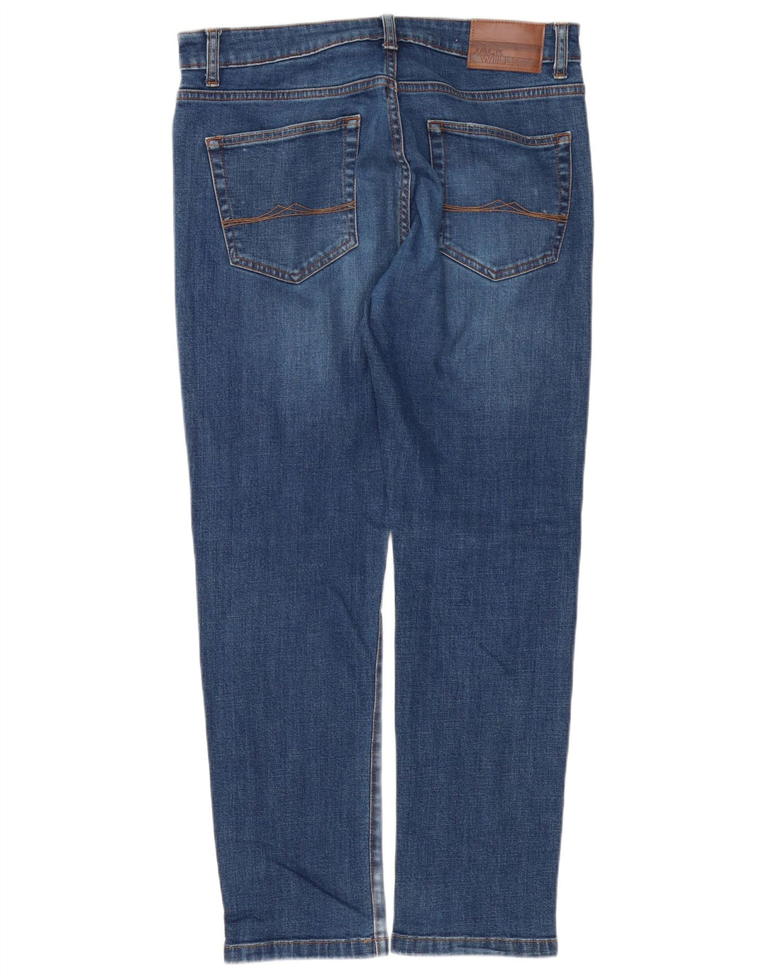 Jack Wills Muške uske traperice W32 L29 Plavi pamuk