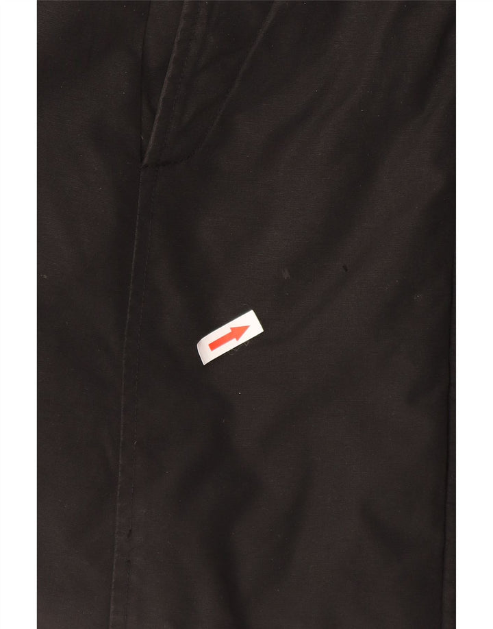 Woolrich ženska podstavljena jakna s kapuljačom UK 14 srednje crni pamuk
