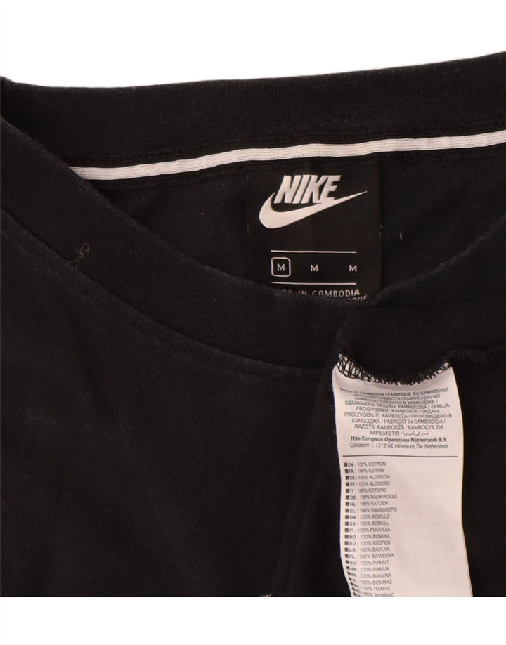 Nike Muška majica kratkih rukava srednje veličine crni pamuk