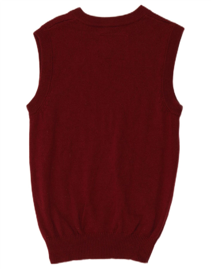 Jack Wills Muški prsluk bez rukava Velika kestenjasta vuna
