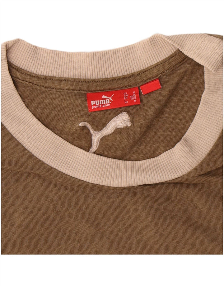Puma muška majica s grafičkim motivima, srednje smeđa pamuk