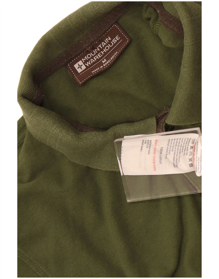 Mountain Warehouse muška polo majica Srednje zeleni pamuk