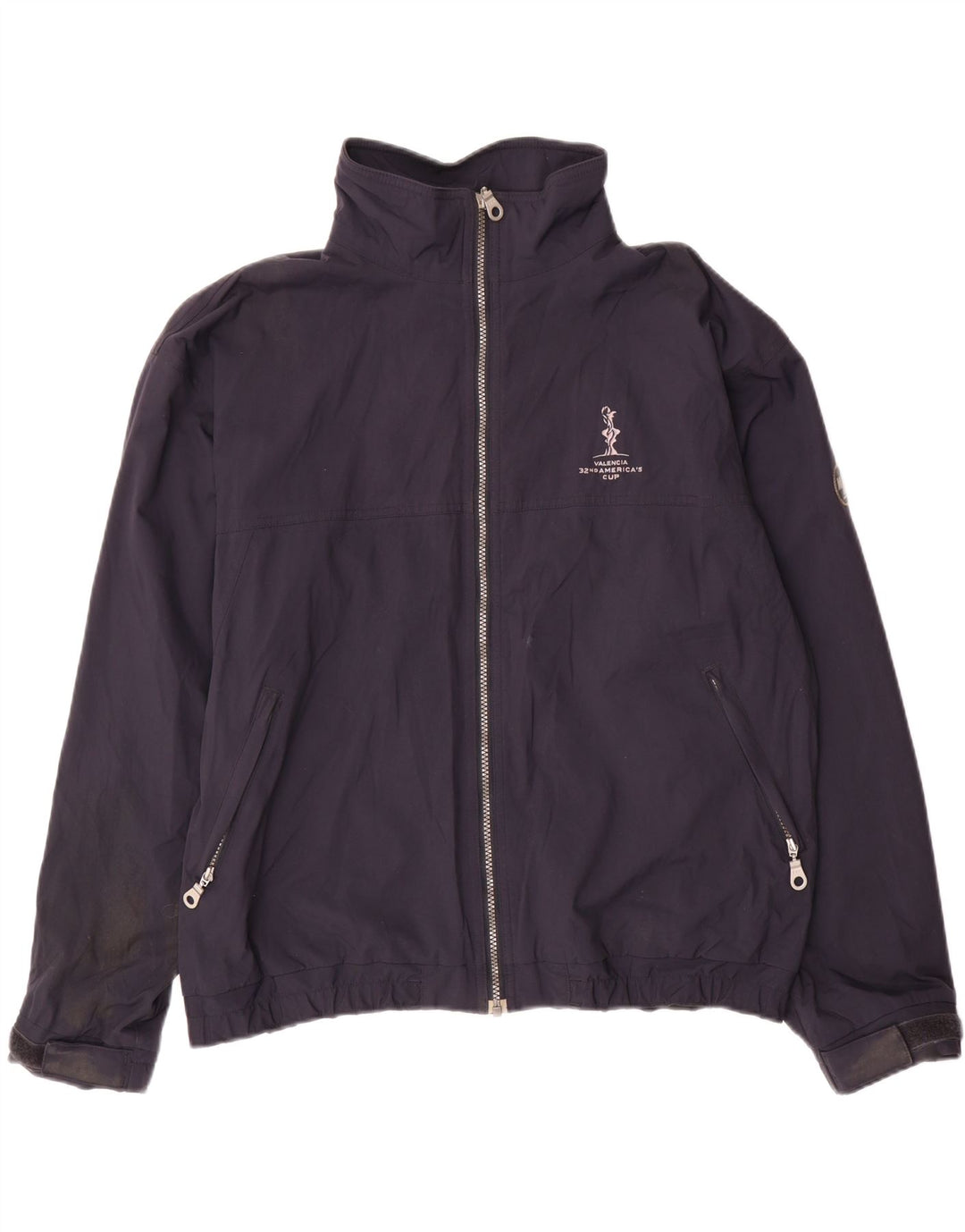 MURPHY & NYE Muška široka kišna jakna UK 38 srednje mornarsko plavi najlon