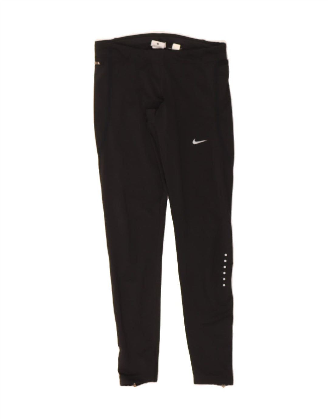 NIKE Womens Dri Fit Leggings UK 10 Small  Black Vintage Nike and Second-Hand Nike from Messina Hembry 