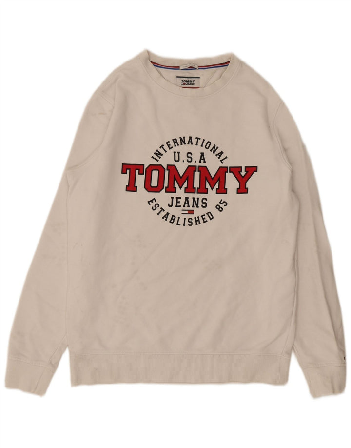 Tommy Hilfiger muška trenirka Regular Fit srednje bijelog pamuka