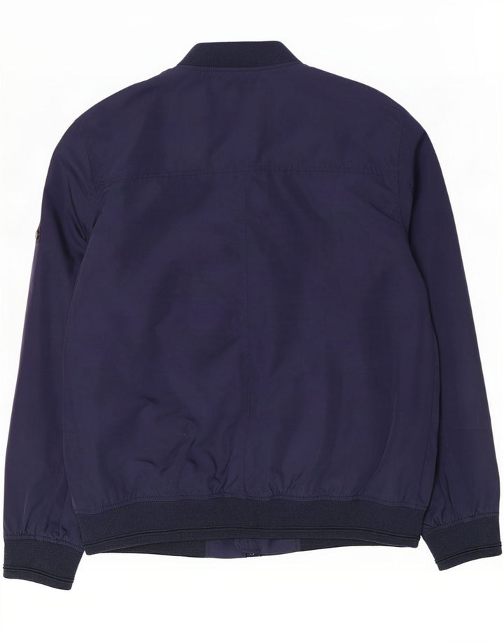 Ben Sherman muška bomber jakna UK 40 veliki tamnoplavi poliester