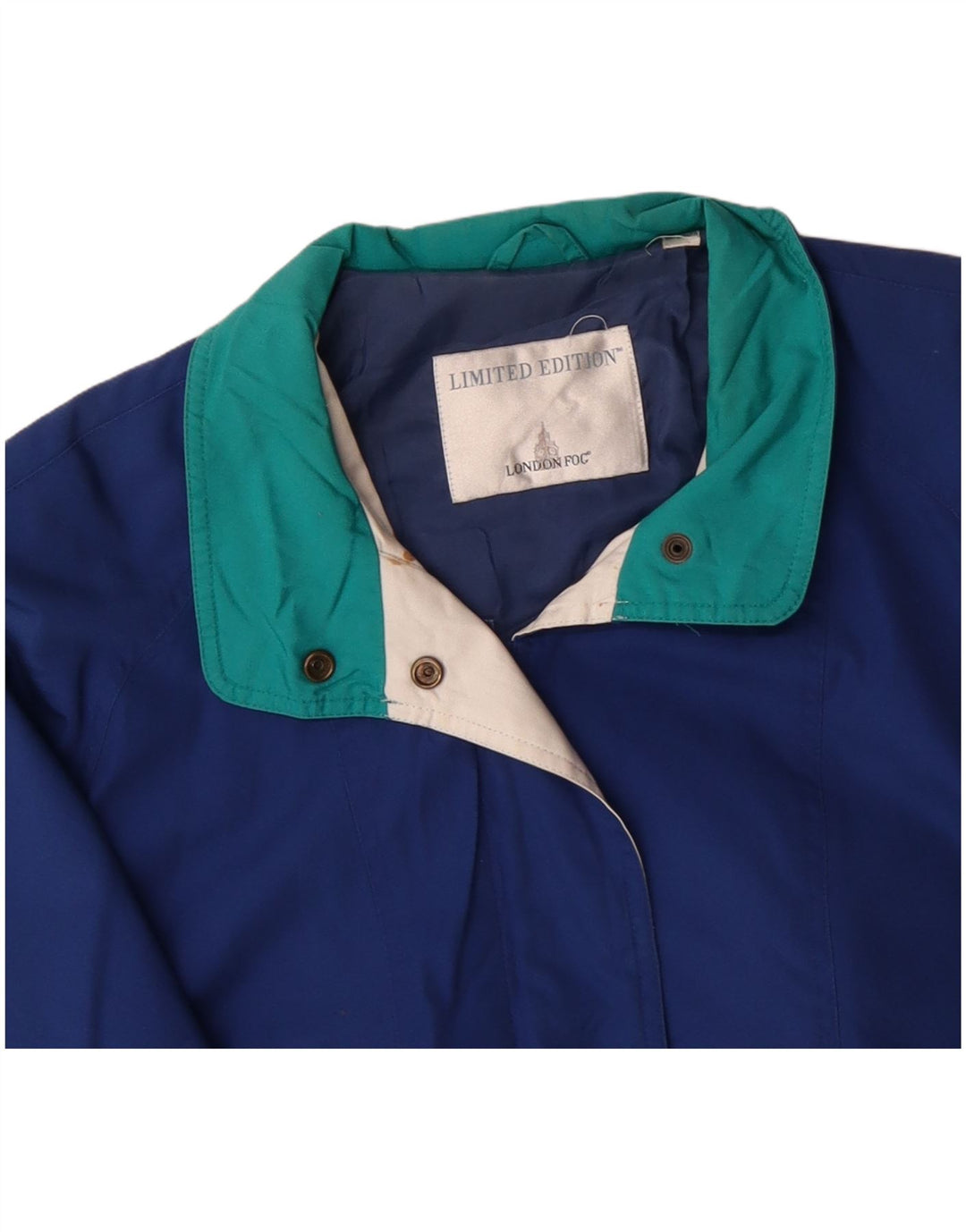 LONDON FOG Ženska vjetrovka jakna UK 20 2XL plava boja