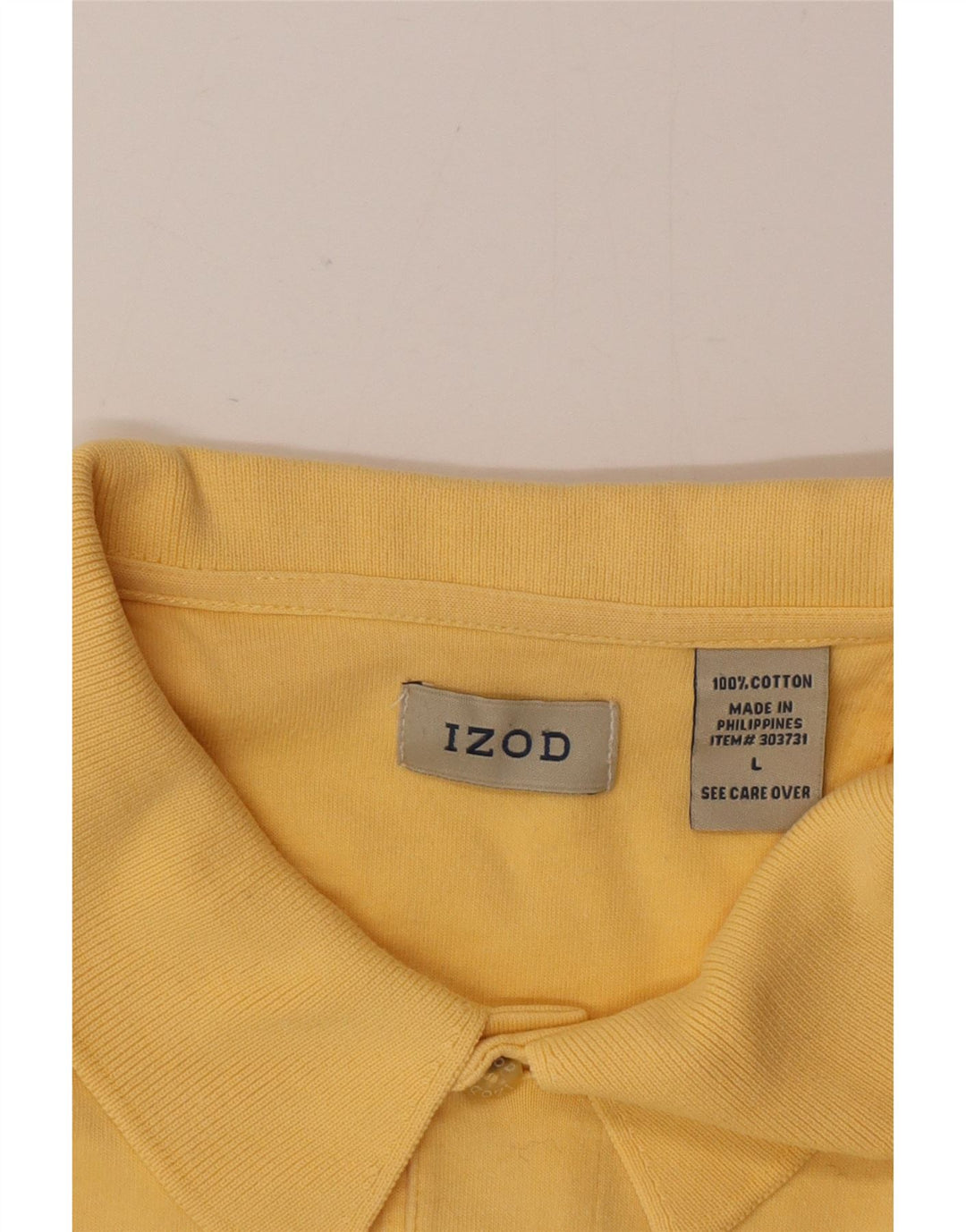 Izod muška polo majica velika žuta pamučna
