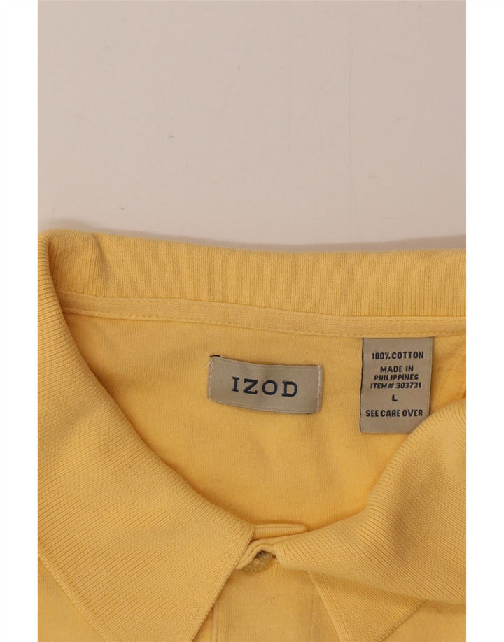 Izod muška polo majica velika žuta pamučna