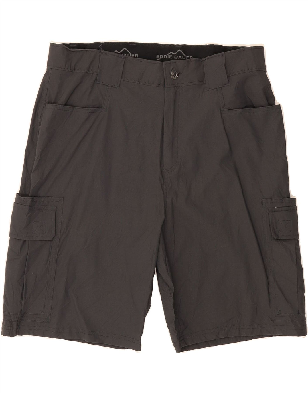 EDDIE BAUER Mens Cargo Shorts W36 Large Grey Nylon Vintage Eddie Bauer and Second-Hand Eddie Bauer from Messina Hembry 