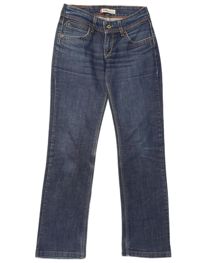 Levi's ženske ravne traperice 570 W29 L30 plavi pamuk