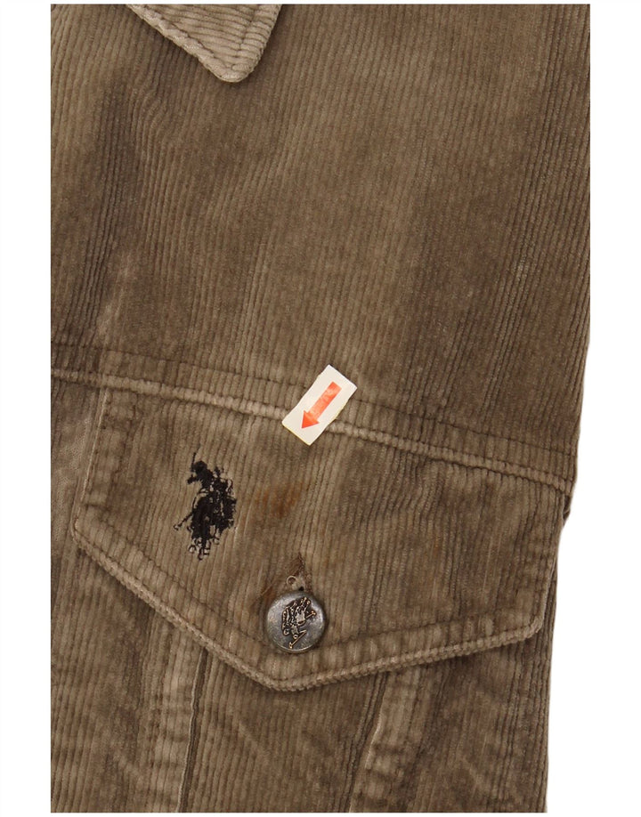 US POLO ASSN. Muška jakna od samta UK 42 XL bež