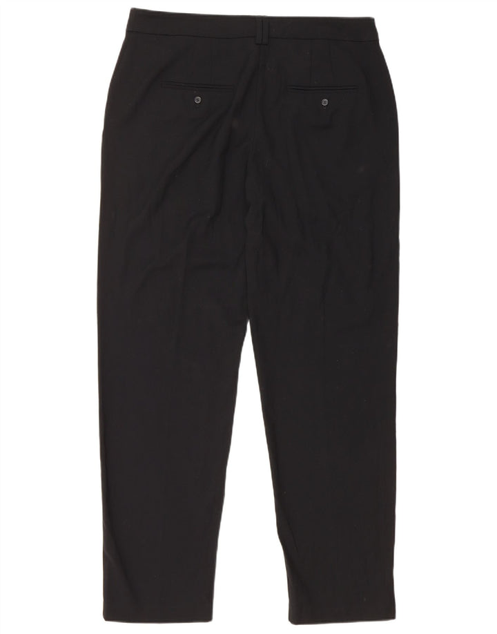 Marks & Spencer ženske chino hlače UK 12 srednje W34 L29 crne