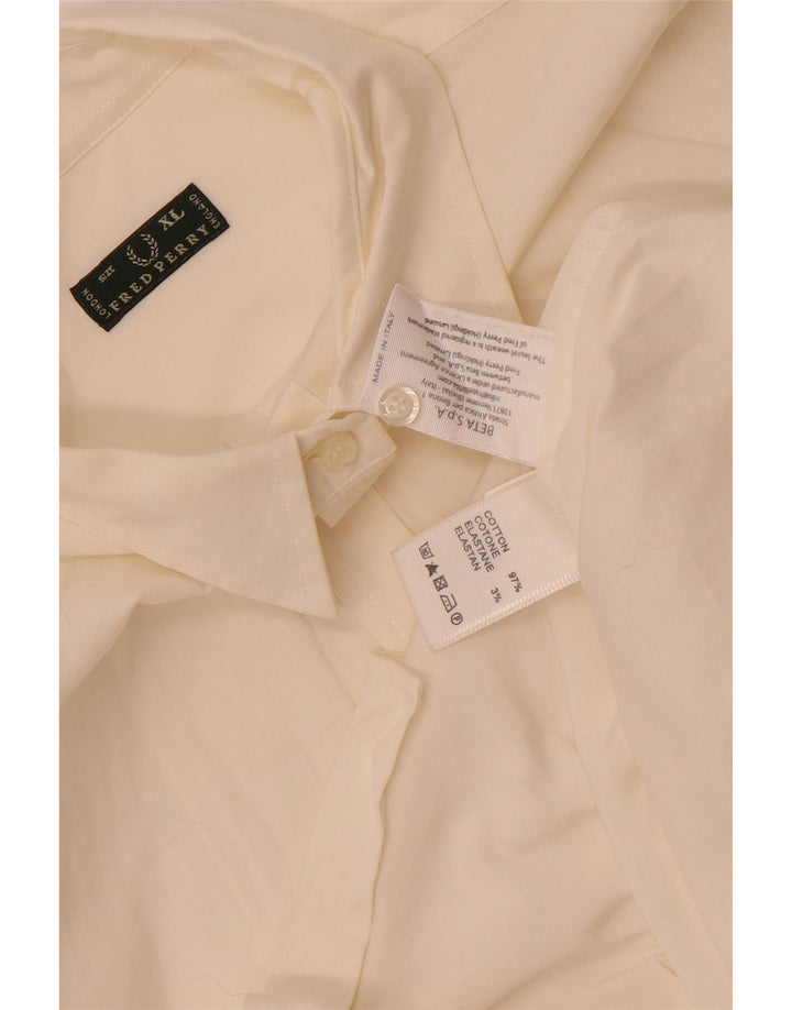 Fred Perry ženska košulja UK 18 XL bijeli pamuk
