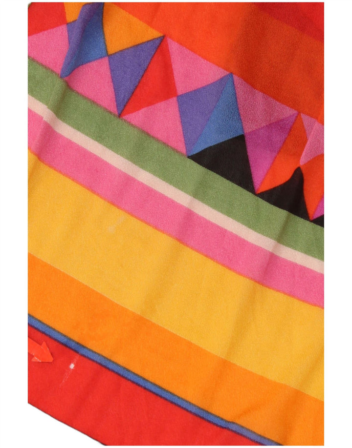 Vintage ženski sarafan UK 14 velikih raznobojnih geometrijskih oblika