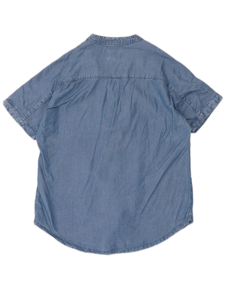 Mountain Warehouse Ženska prekomjerna košulja kratkih rukava UK 10 Small Blue