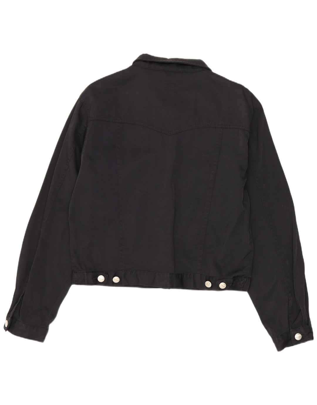 JP COLLECTION Ženska crna bomber jakna EU 40 Srednje crni najlon