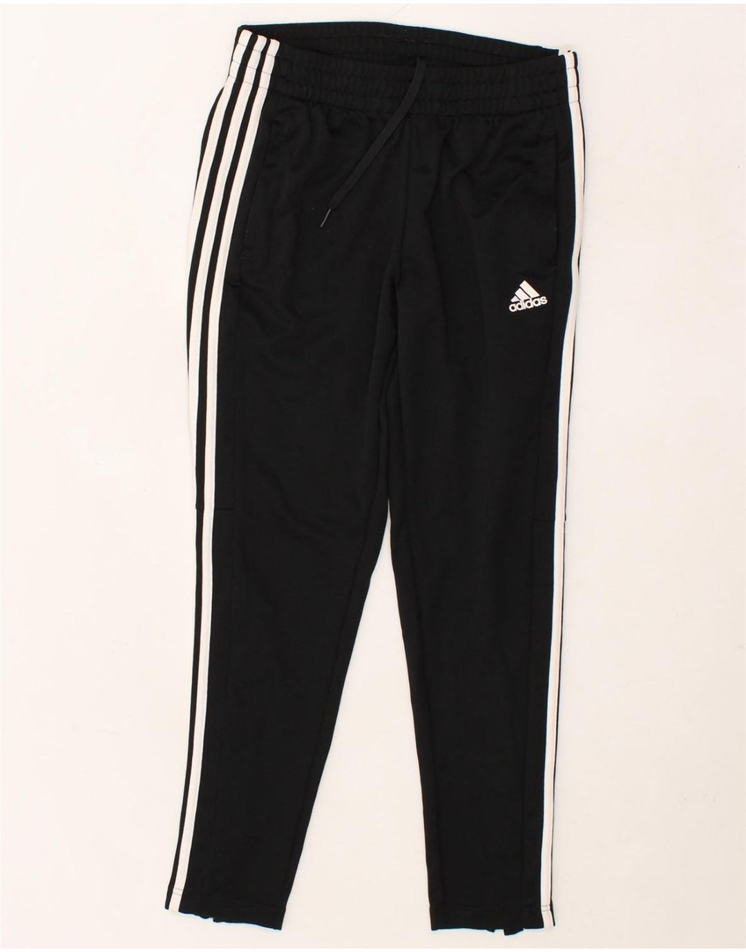 ADIDAS Womens Tracksuit Trousers UK 12/14 Medium  Navy Blue Polyester Vintage Adidas and Second-Hand Adidas from Messina Hembry 