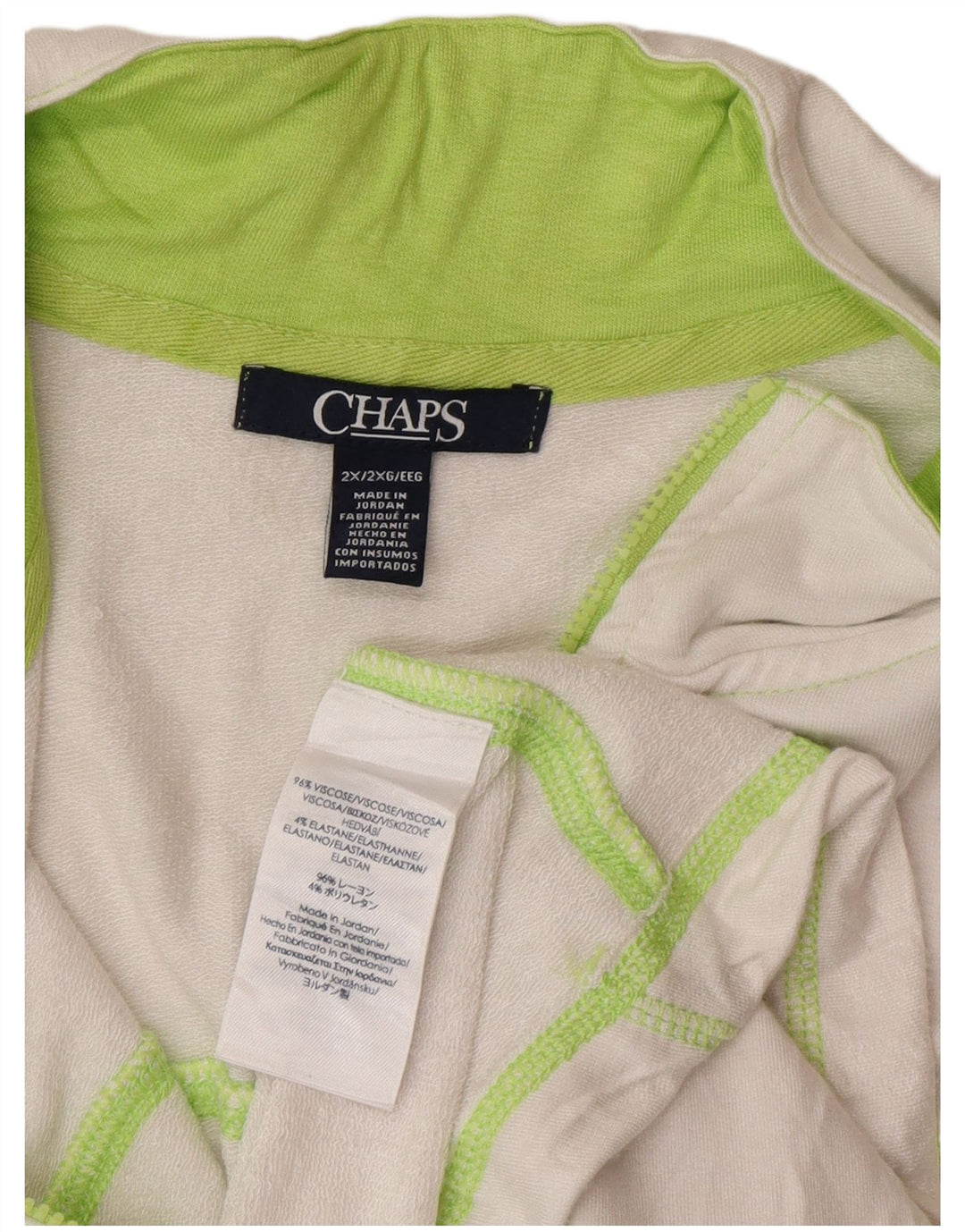 Chaps ženska trenirka bez rukava UK 20 2XL bijela viskoza