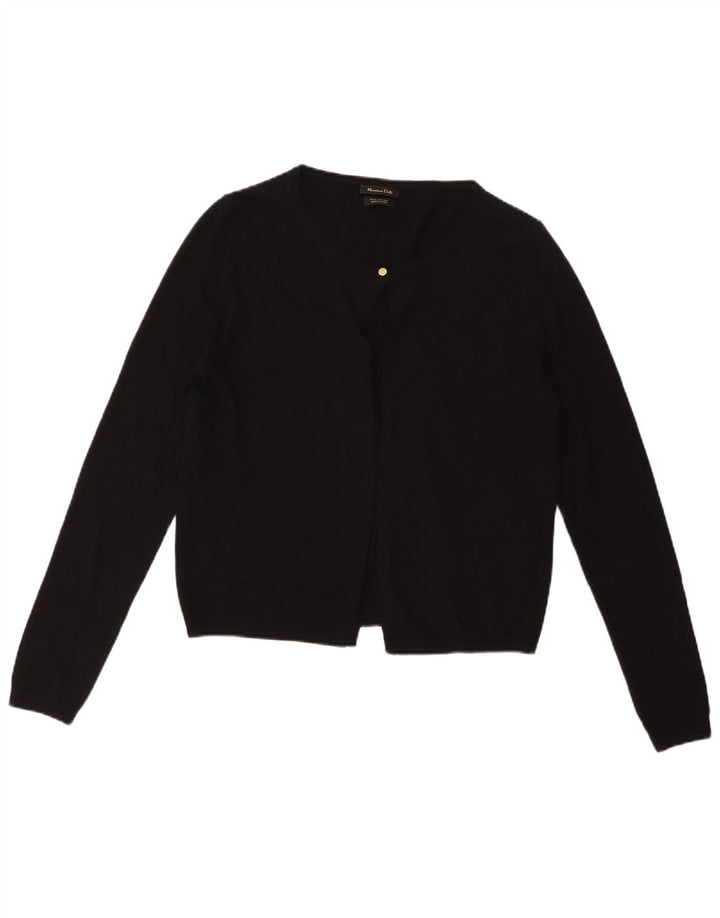 Massimo Dutti ženski kardigan pulover UK 14 srednje crne boje