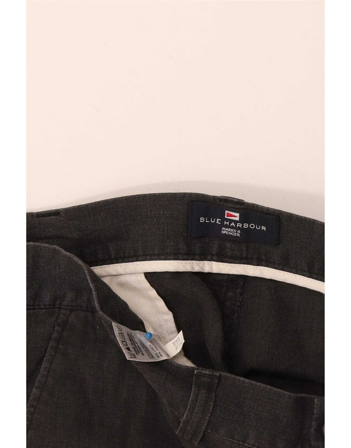 Marks & Spencer Mens Blue Harbor Chino kratke hlače W36 Large Mornarsko platno platno