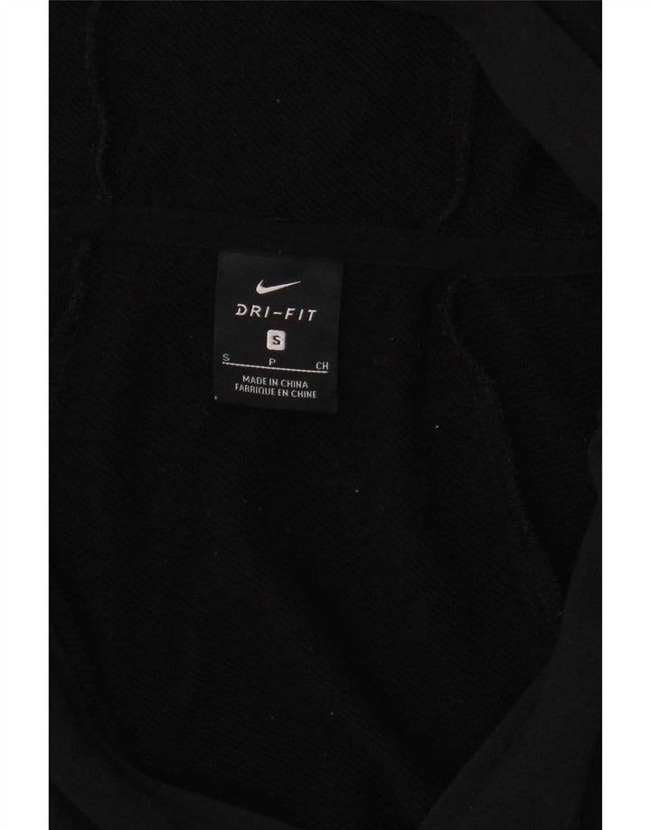 Nike muški Dri Fit pulover s kapuljačom s patentnim zatvaračem, mali, crni