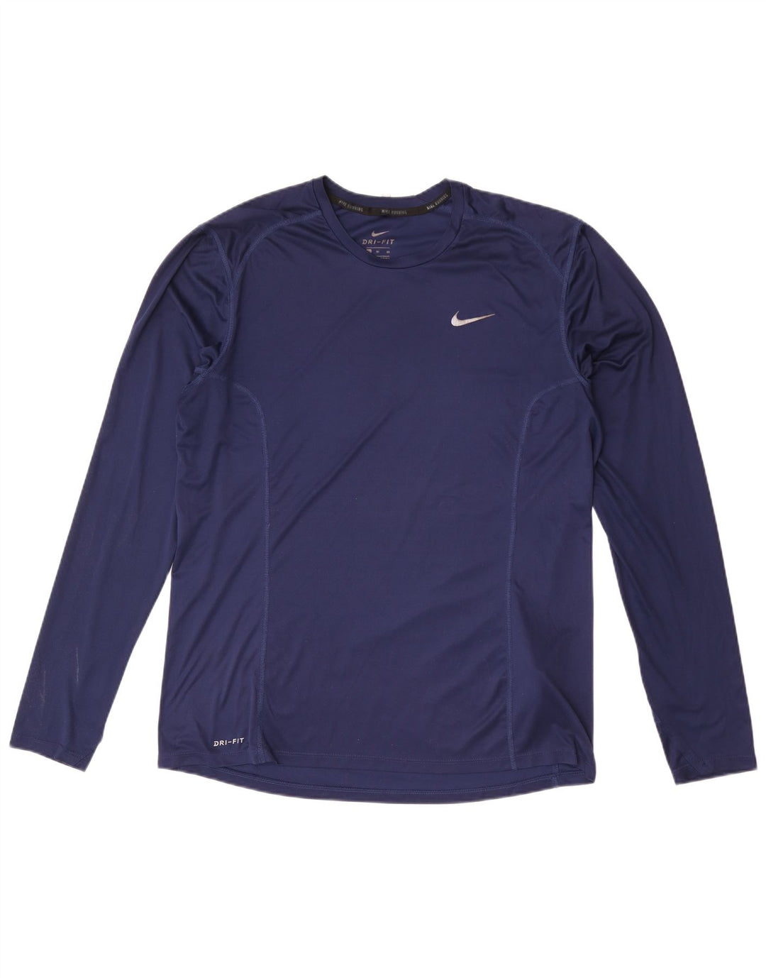 Nike Dri Fit majica s dugim rukavima XL tamnoplavi poliester