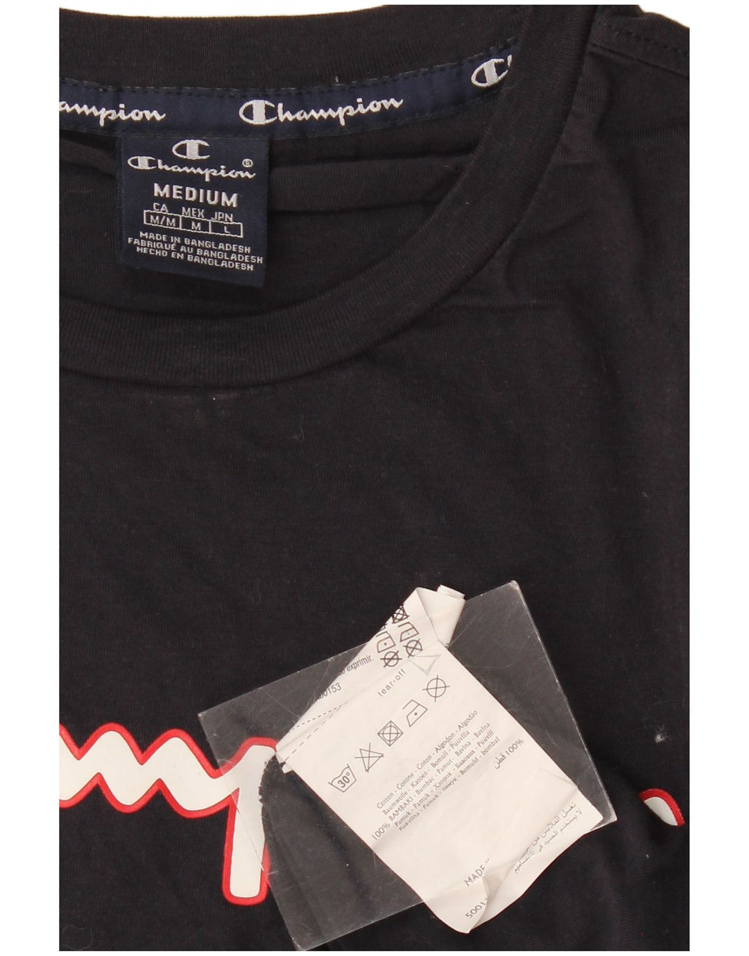 CHAMPION Muška majica kratkih rukava s grafičkim motivima srednje tamnoplavi pamuk