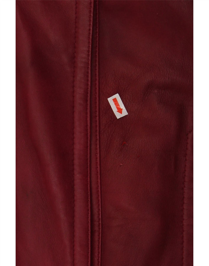 Vintage ženska prevelika parka jakna s kapuljačom EU 48 2XL kestenjaste boje