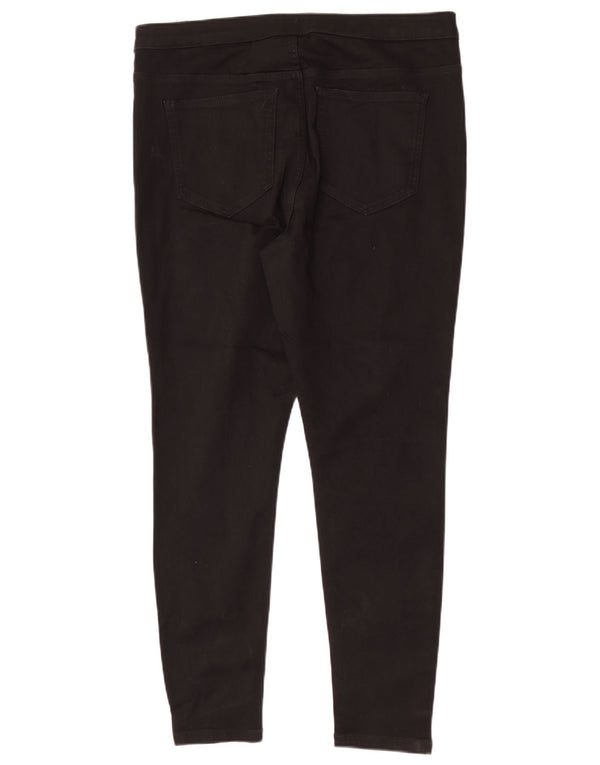 Marks & Spencer ženske ležerne hlače visokog struka UK 18 XL W34 L28 crne
