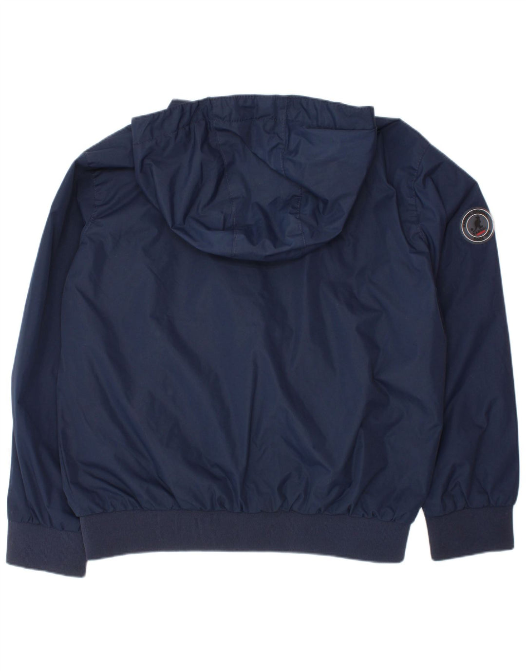 Bomber jakna s kapuljačom KANGOL za dječake 7-8 godina tamnoplavi poliester