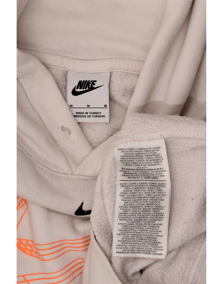 Nike muška majica s kapuljačom s kapuljačom, srednji bijeli pamuk
