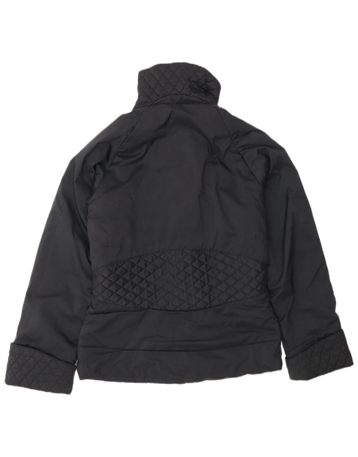 Adidasova velika bomber jakna UK 8, mali crni poliester