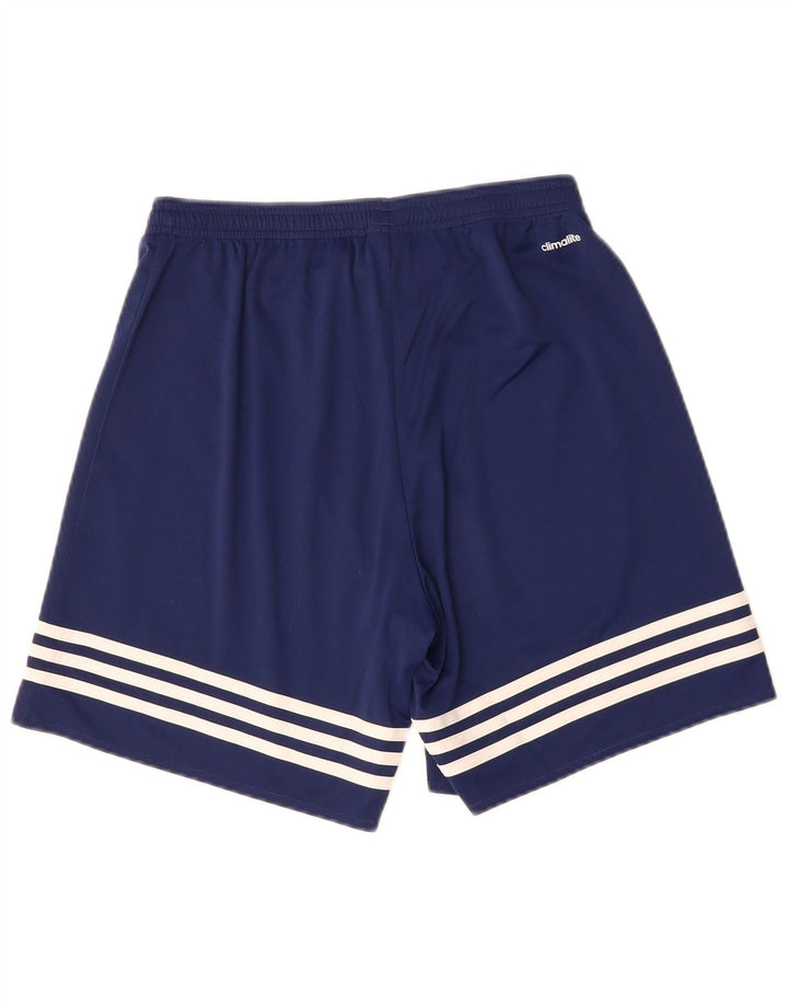 ADIDAS muške sportske kratke hlače Climalite Medium tamnoplavi poliester