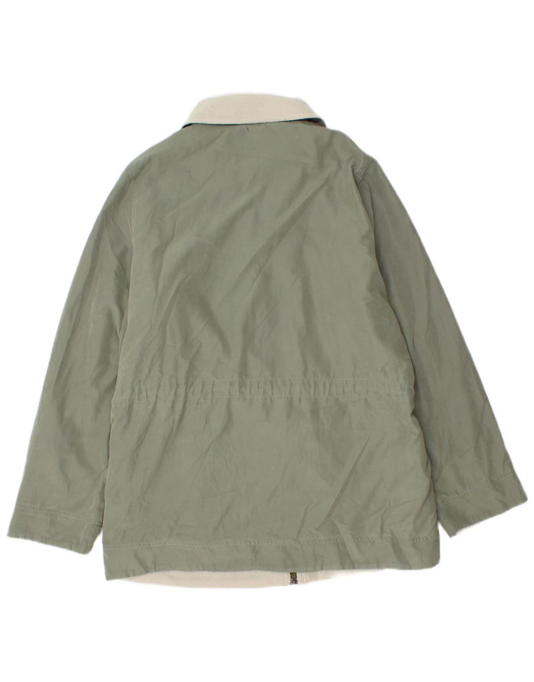 Marks & Spencer ženska prevelika Sherpa parka jakna UK 14 velika zelena