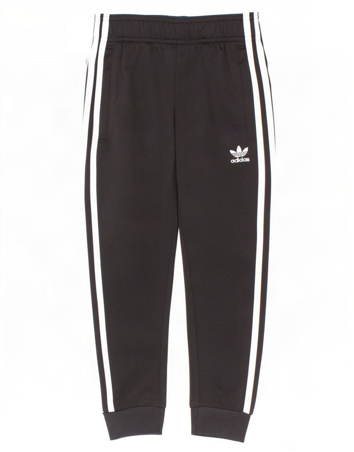 Adidas trenirka za dječake, hlače za trčanje, 5-6 godina, crni poliester