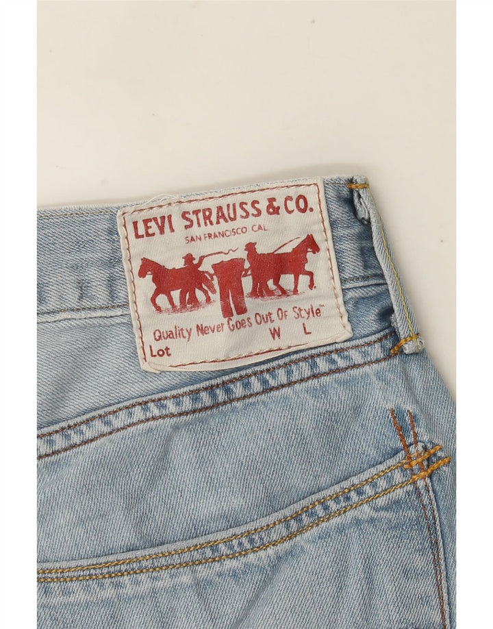 Levi's muške 504 traper kratke hlače W32 srednje plavi pamuk
