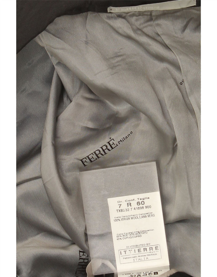 Ferre Mens Ittierre sako sa 2 gumba IT 60 5XL siva vuna